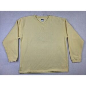 Vintage Rainforest‎ Cafe Downtown Disney V-Neck Sweatshirt Embroidered Womens M